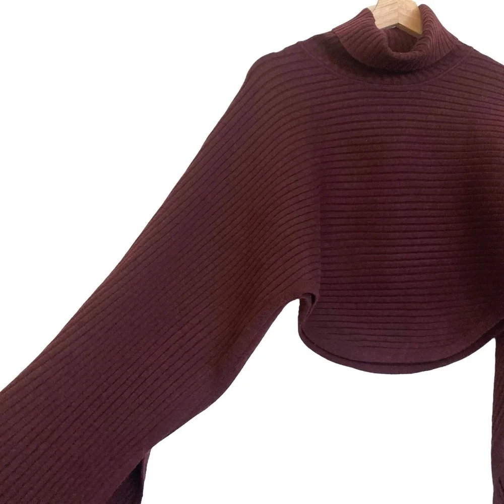 FREE PEOPLE Billie Ribbed Pullover Sweater L